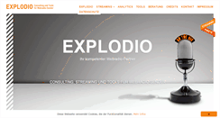 Desktop Screenshot of explodio.com