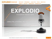 Tablet Screenshot of explodio.com